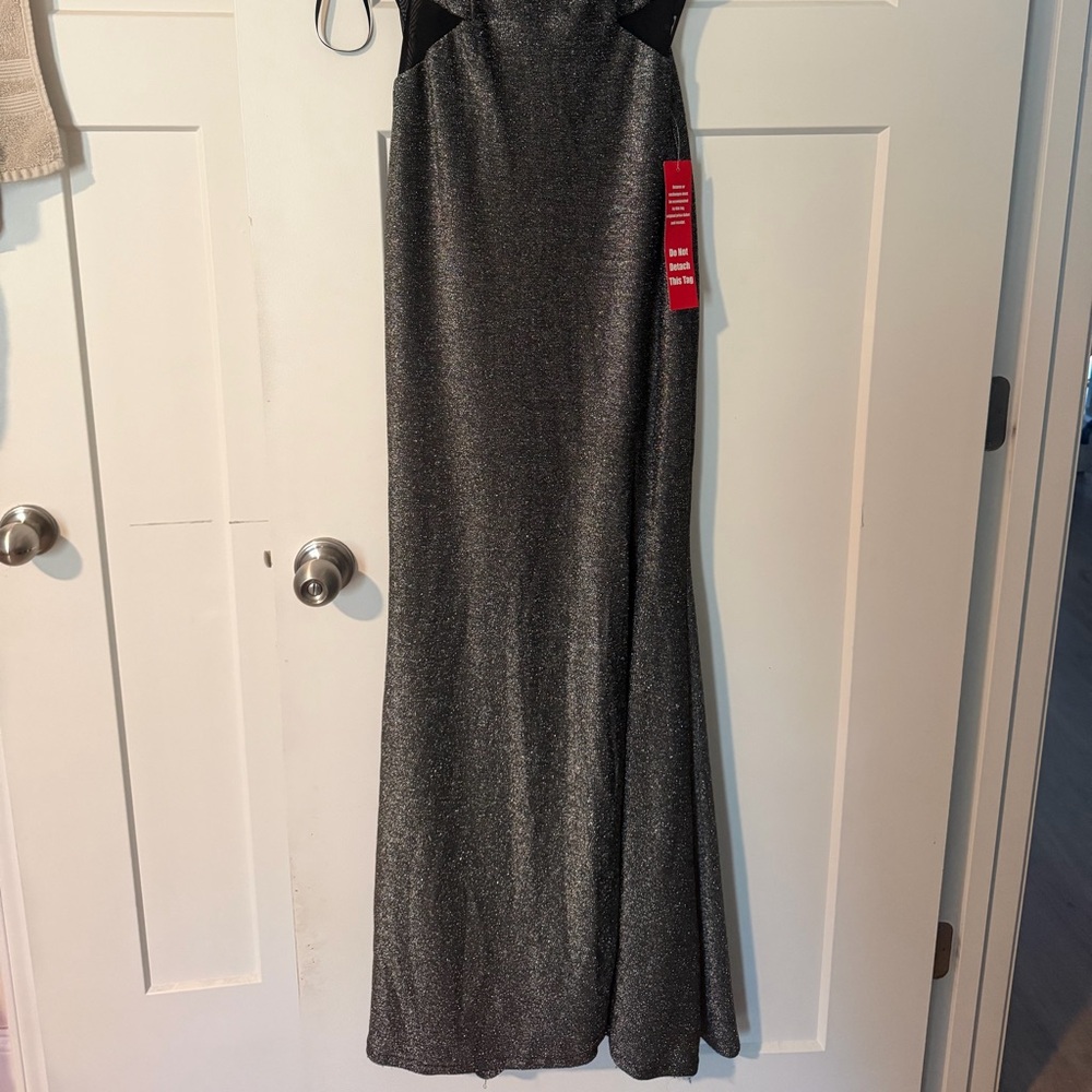 Trixxi Black and Silver Maxi Dress - Picture 2 of 7